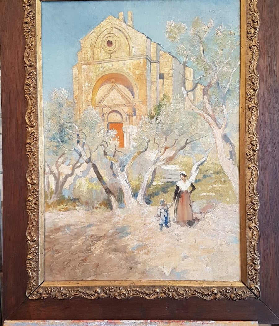 Le tambourin peint, atelier de restauration de tableaux et objets peints 3